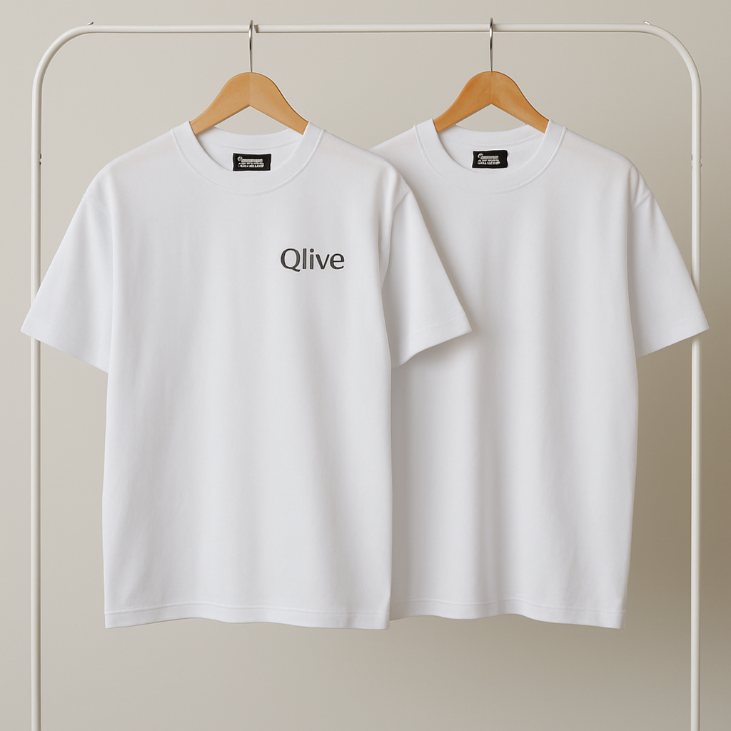 White Tshirt (Oversized Plain)