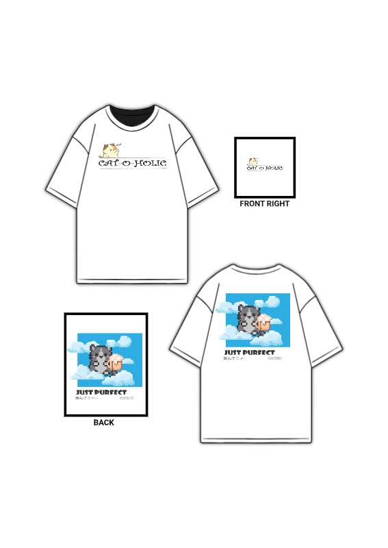 CAT O HOLIC (Oversized Printed)