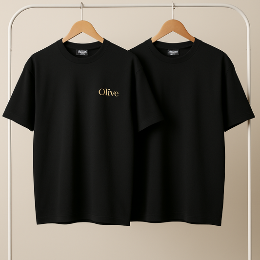 Black Tshirt (Oversized Plain)
